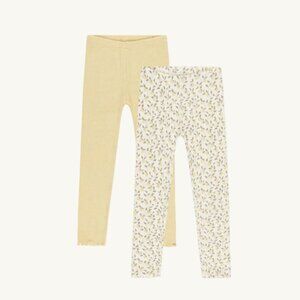 NWT - Rylee + Cru PLAY Lemons Leggings Set size 2-3Y